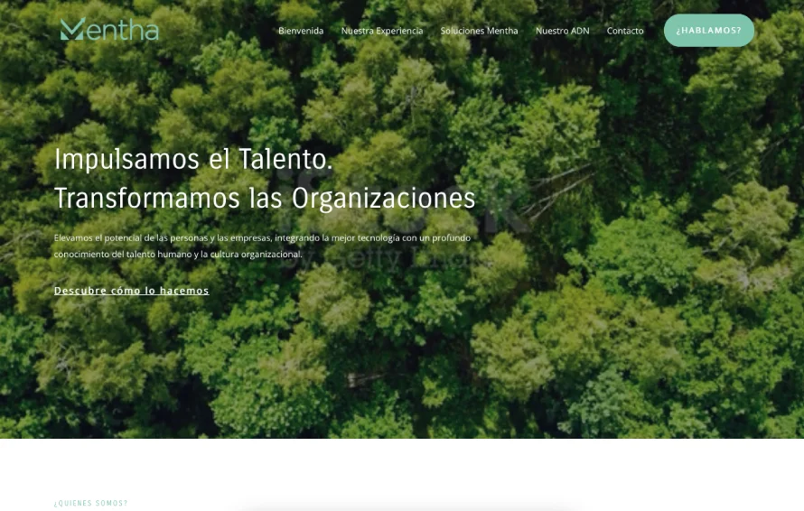 Diseño web para empresa de recursos humanos